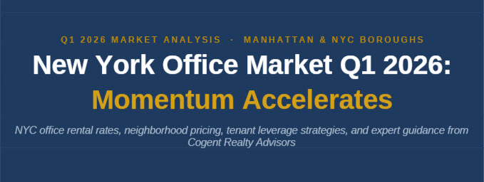 Q1 Office Space Rental Rates NYC